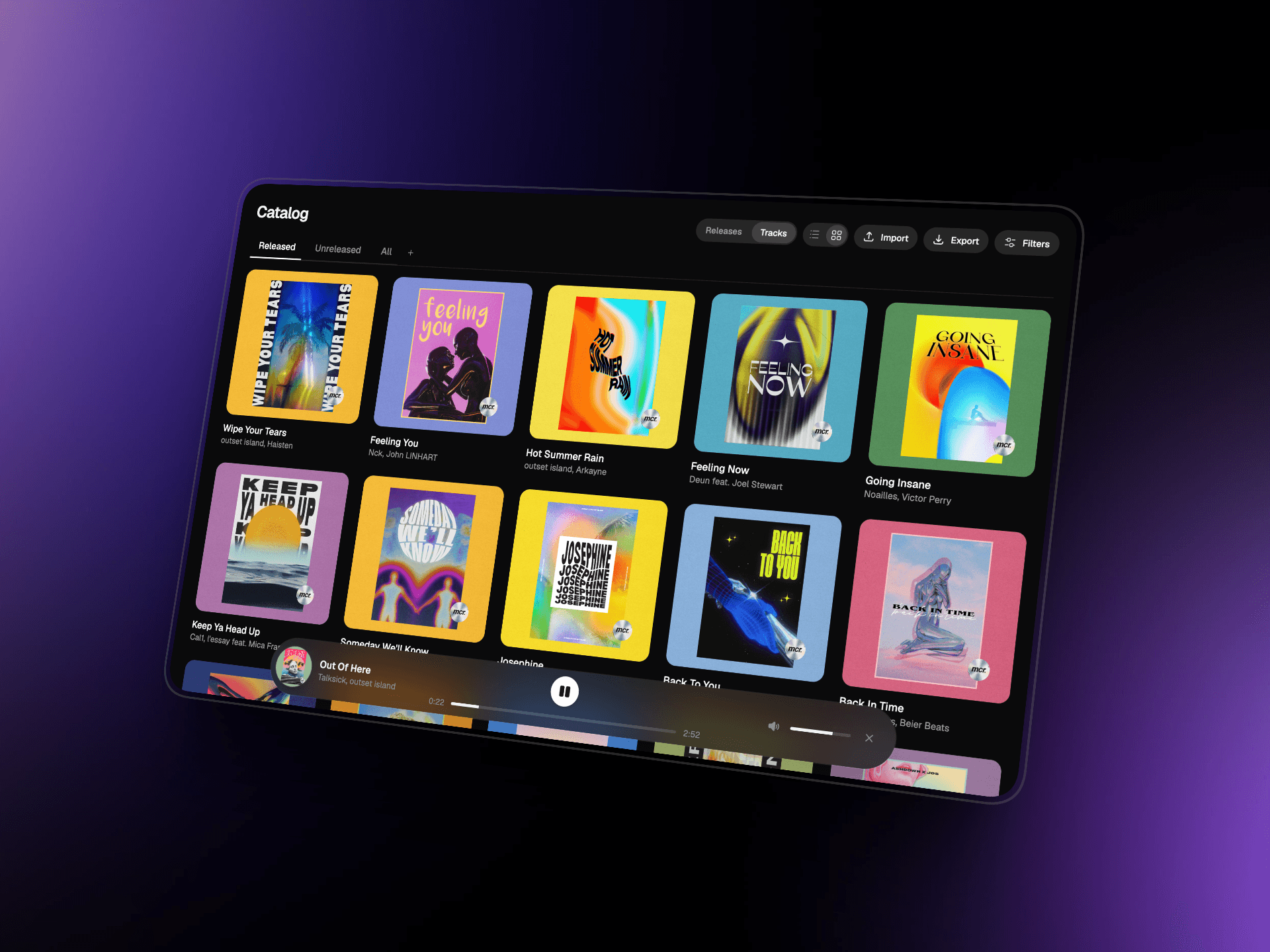 Manage and browse your catalog