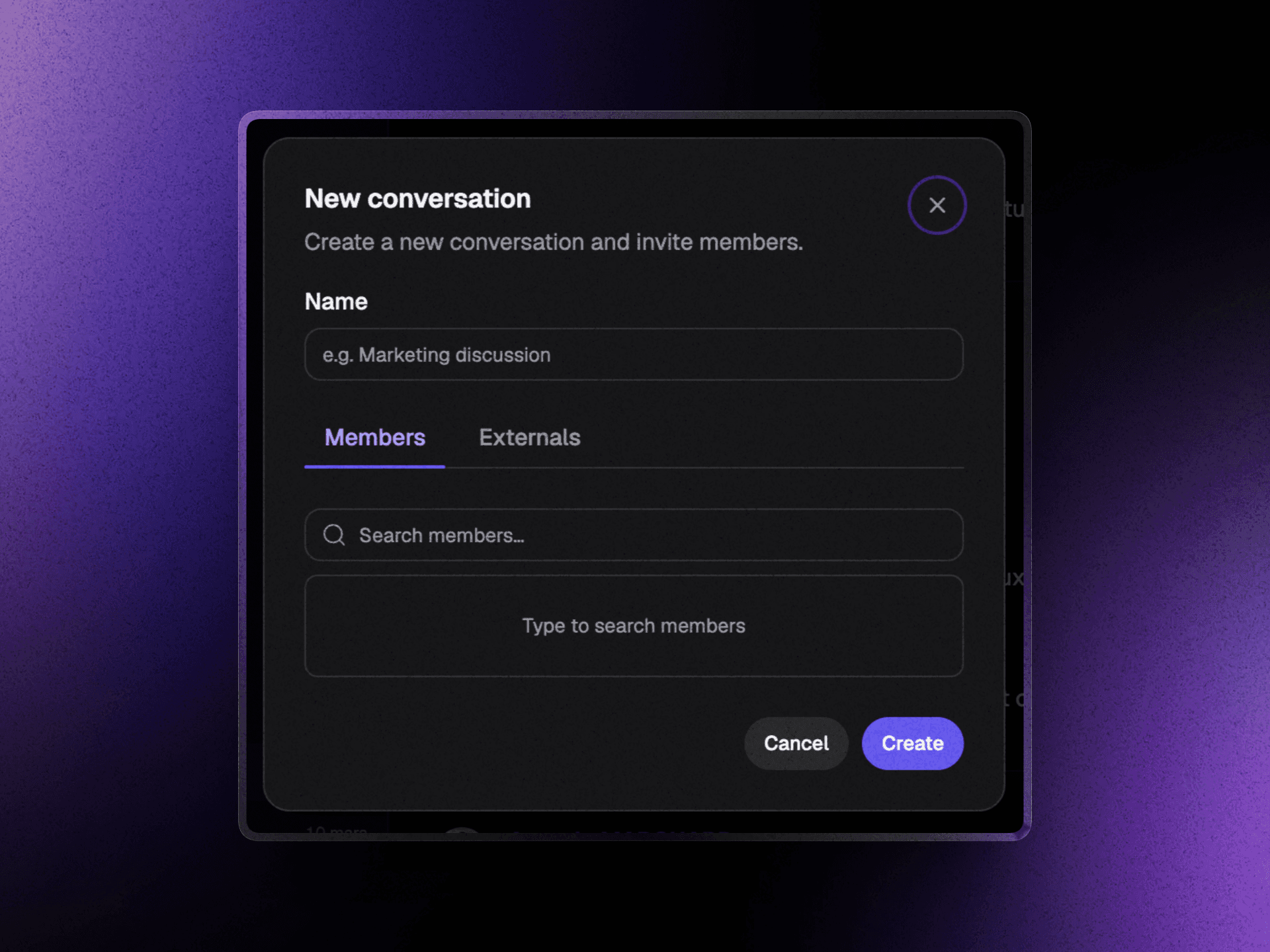 Create as many channels and sections as you need