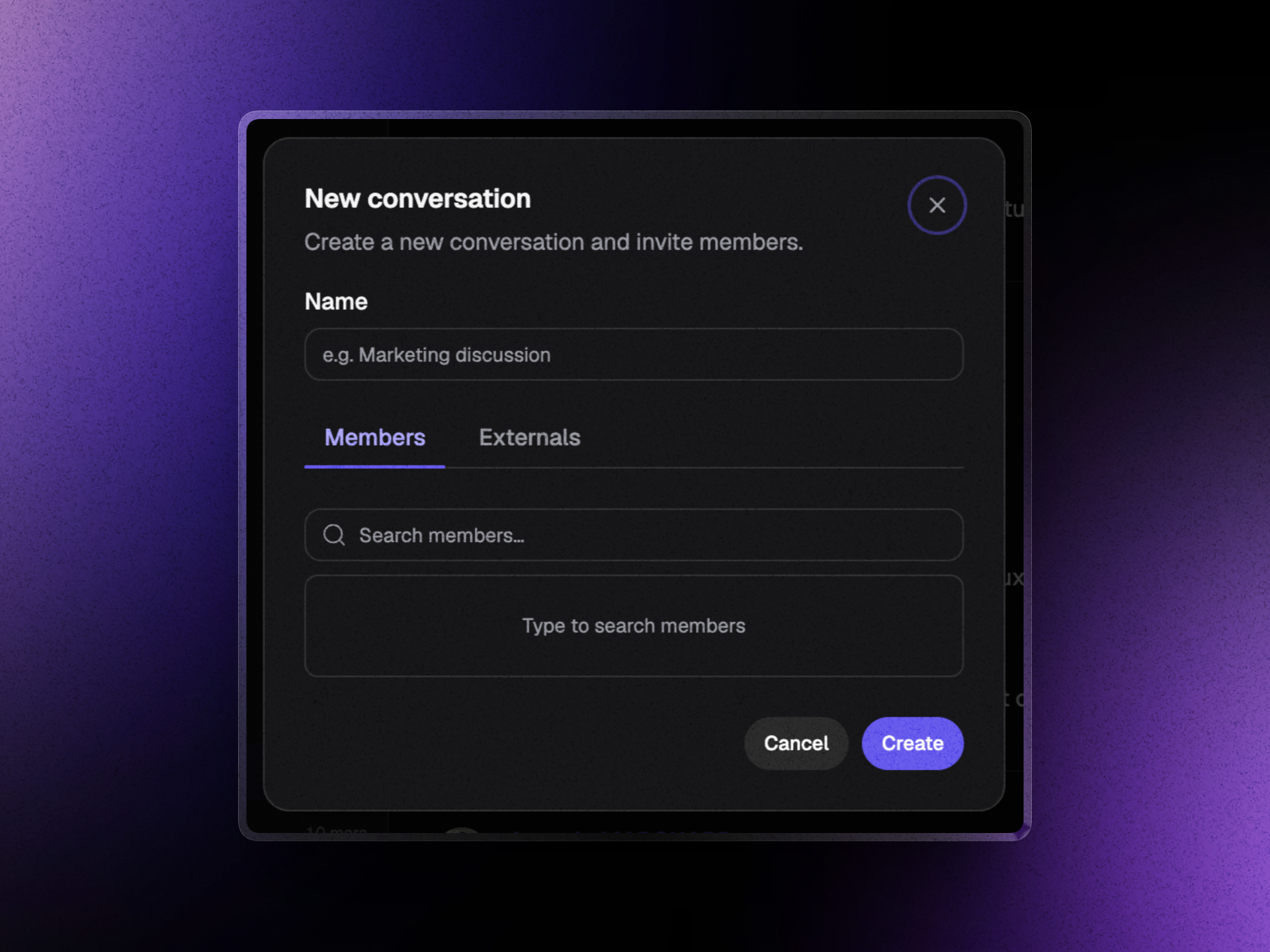 Create as many channels and sections as you need