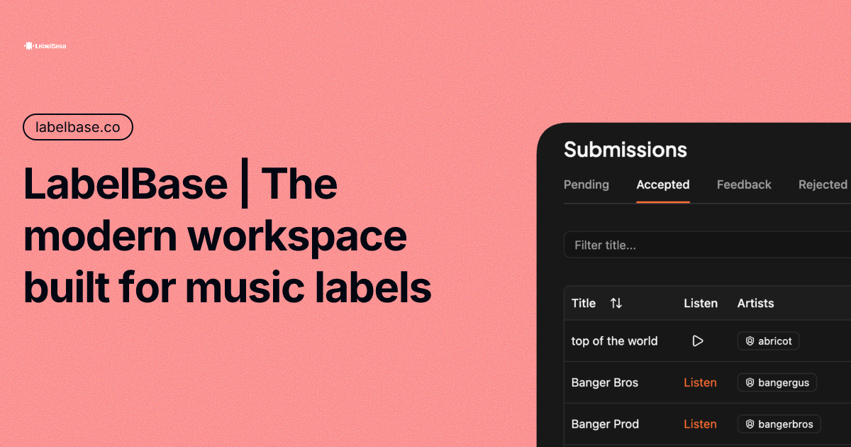 LabelBase - The CRM Built for Modern Labels